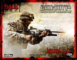 Hacker de evolução de level no cod 4