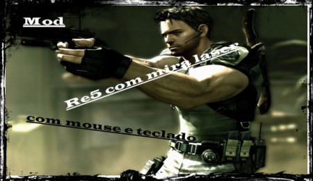 Re5 com mira laser com mouse e teclado